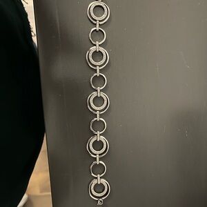 Kay Jewelers Silver Circle Link Bracelet